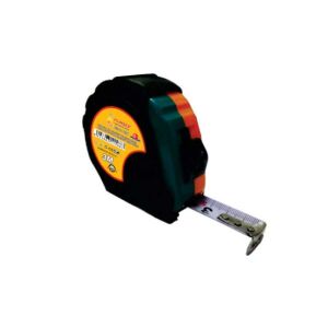 Metrické pásmo s gumenou ochranou, dĺžka 5 m, s aretačným tlačidlom a magnetom 141190002 - Meracie pásy