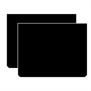 2er-Set Gummi-Kotflügel (45 x 35 cm) 141190090 - Karosserieteil