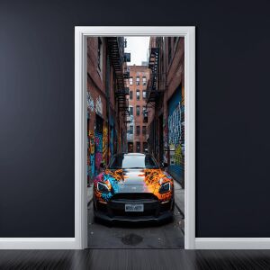 Цветно печатно фолио за декорация на врата, размер 200 x 90 см, модел: AVX-DR03 141190119 - Falpanel & Falmatrica