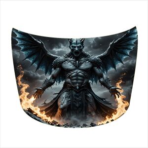 Фолио за автомобилен капак "Hood Art", устойчиво на външни условия, размер M (165 x 120 см) - Код: AVX-CAPOTA-026M 141190291 - Фолио за превозни средства