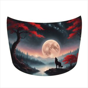 Folia na maskę samochodu „Hood Art”, odporna na warunki atmosferyczne, rozmiar L (180 x 130 cm) – kod: AVX-CAPOTA-021L 141190313 - Pojazd i części