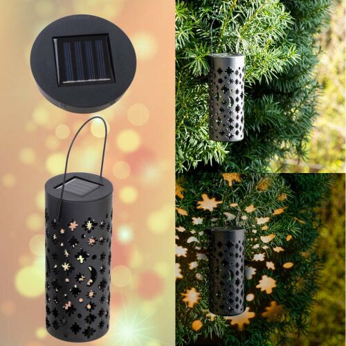 4er-Set Solar-Gartenlampen mit Beinen und hängender Laterne mit LED 141190452