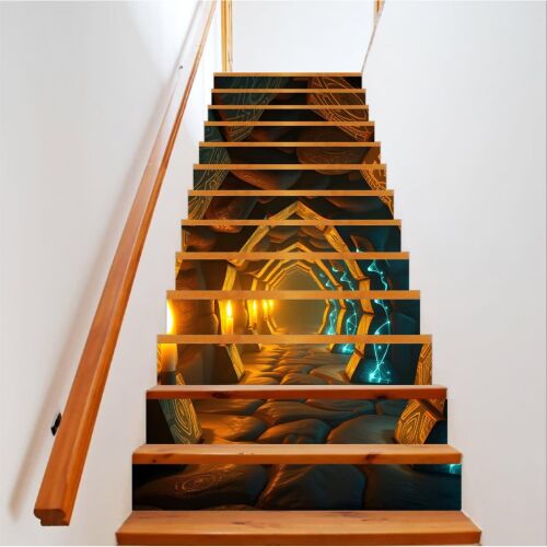 Dekoratívna nálepka na interiérové schody, samolepiaca potlač s vysokým rozlíšením, rozmery 200 x 124 cm, kód: AVX-STAIRS-03 141190347