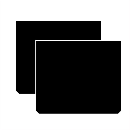 2er-Set Gummi-Kotflügel (35 x 30 cm) 141190386