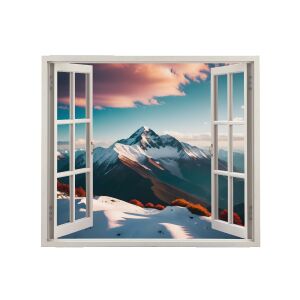 Farebná potlačená fólia na dekoráciu steny v domácnosti, rozmer 125 x 110 cm, model: VIEW TO HAVEN 36 141190554 - Nástenné panely a nálepky na stenu