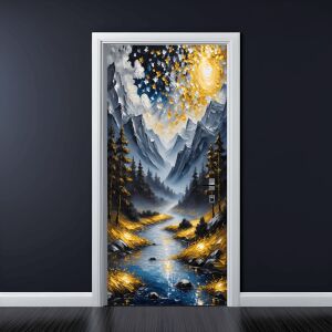 Цветно печатно фолио за декорация на врата, размер 200 x 90 см, модел: AVX-DR18 141190524 - Falpanel & Falmatrica