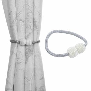 Magnetický držiak na záclony/závesy, model PEARLS 141190553 - Spony na záclony