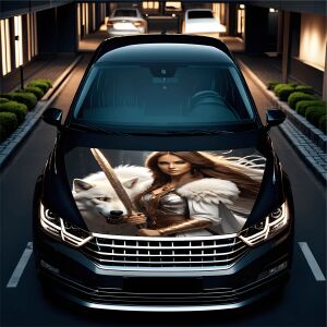 Folie Capota Auto "Hood Art" rezistenta la exterior, marime L (180 x 130cm) - Cod: AVX-CAPOTA-006L 141190703 - Folii vehicule