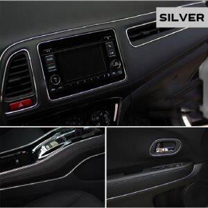 TUNING Chrom-Innendekorleiste, 5m, SILBER 141190737 - Auto-Zierstreifen