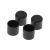 Set 4 buc. protectii anti-zgarieturi picioare scaun, diametru 22mm, culoare neagra 141190841