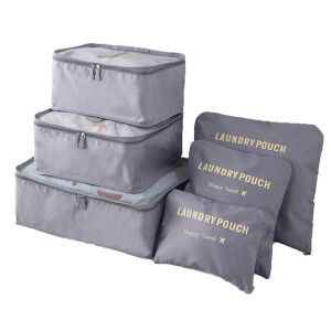 Reiseorganizer, 6 Elemente (3 unabhängige Umschläge und 3 Organizer) 141190945 - Koffersortierer