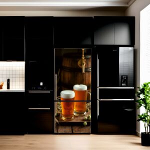 Folia kolorowa z nadrukiem do dekoracji lodówki, rozmiar 200 x 90 cm, model: AVX-FR35 141190948 - Akcesoria do lodówek