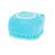 Silikonbürste mit Shampoospender zum Waschen von Hunden oder Katzen, 7,5 x 7,5 cm, Farbe blau 141190981
