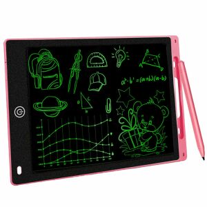 10-calowy tablet graficzny dla dzieci, kolor różowy, AVX-WT-RYMT-8.502-PINK 141191109 - Deska kreślarska, tablica do pisania