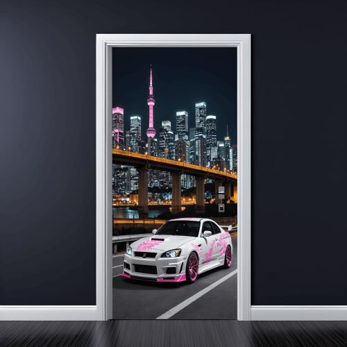 Folie imprimata color pentru decor Usa, dimensiune 200 x 90cm, model: AVX-DR06 141191343