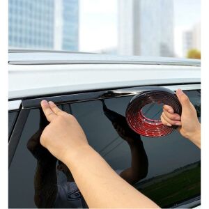 Selbstklebende Ornamentrolle, 10 mm x 15 m, Farbe: glänzend schwarz 141191387 - Auto-Zierstreifen