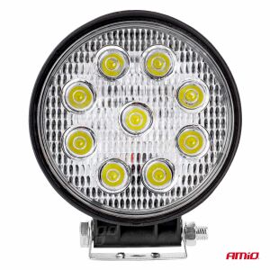 Proiector LED pentru Off-Road, ATV, SSV,  culoare 6500K, LED FLOOD, 27W, tensiune 9 - 36V, diametru Ø110 mm 141191644 - Lumini auto