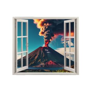 Farebná potlačená fólia na dekoráciu steny v domácnosti, rozmer 125 x 110 cm, model: VIEW TO HAVEN 11 141191648 - Nástenné panely a nálepky na stenu