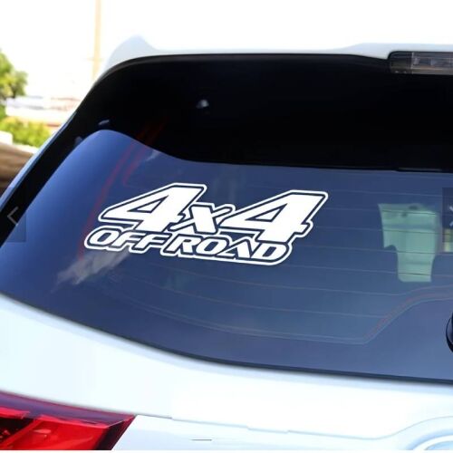 Sticker autoadeziv pentru vehicule Off Road, model "4x4 Off Road", dimensiune 29 x 11 cm, culoare Alba 141191626