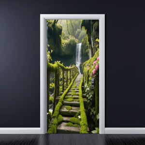 Farebná potlačená fólia na dekoráciu dverí, rozmer 200 x 90 cm, model: AVX-DR25 141191677 - Nástenné panely a nálepky na stenu