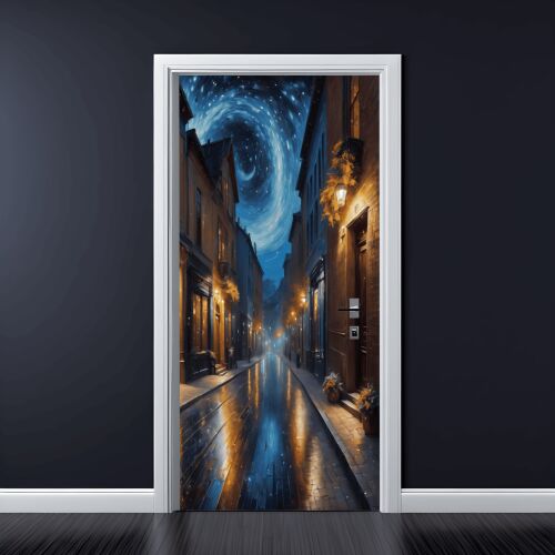 Farebná potlačená fólia na dekoráciu dverí, rozmer 200 x 90 cm, model: AVX-DR30 141191681