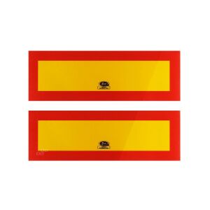 Светлоотразителни плочи за камиони 10x30 см 141191694 - Превозно средство и части