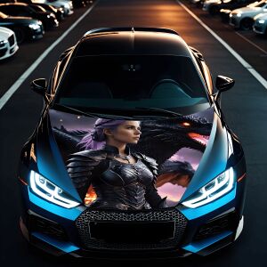 Folie Capota Auto "Hood Art" rezistenta la exterior, marime M (165 x 120cm) - Cod: AVX-CAPOTA-002M 141192221 - Folii vehicule