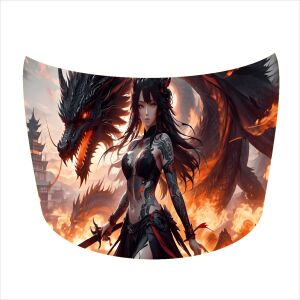 Folie Capota Auto "Hood Art" rezistenta la exterior, marime M (165 x 120cm) - Cod: AVX-CAPOTA-011M 141192310 - Folii vehicule