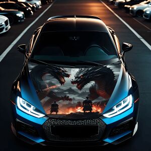 Folie Capota Auto "Hood Art" rezistenta la exterior, marime M (165 x 120cm) - Cod: AVX-CAPOTA-022M 141192238 - Folii vehicule