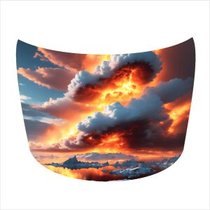 Fólia na kapotu auta „Hood Art“, odolná voči vonkajším vplyvom, veľkosť M (165 x 120 cm) – Kód: AVX-CAPOTA-024M 141192311 - Fólie na vozidlá