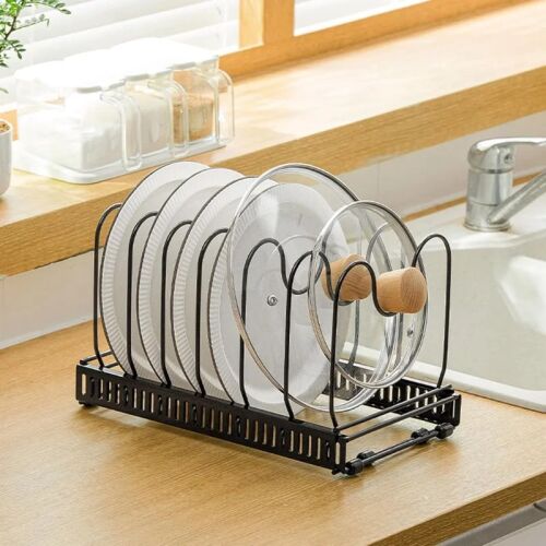 Teleszkópos szervező fedelek és edények számára 141195536