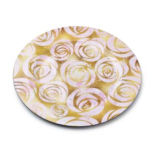 BLANCHE Art.dekoratív tányér 33x33xh2cm