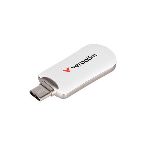 Verbatim Plectra USB-C 3.2 64GB Pendrive - Fehér 141200162 - Pendrive