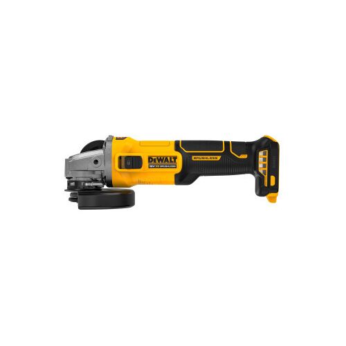DEWALT Akkus sarokcsiszoló 125 mm 18 V szénkefe nélküli (akku + töltő nélkül, TSTAK) 147095228