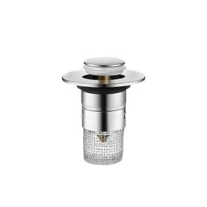 Lefolyódugó szűrővel rozsdamentes acél 60 mm 141201780 - Lefolyódugó