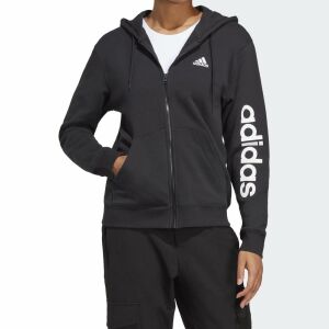 Adidas Essential Linear Logo Full-Zip Női Kapucnis Felső