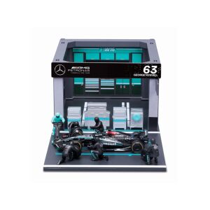 Bburago 1/43 F1 versenyautó - MB AMG W15 E Performance bokszutca 141203170 - Bburago