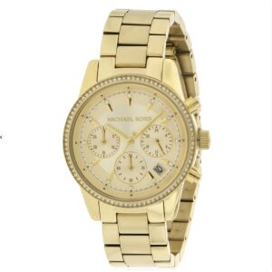 Michael Kors Ritz MK6356 goldene Chronograph Damenuhr - Damen-Accessoires