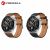 Samsung Galaxy Watch Forcell F-Design FS21 okosórához való szíj, lyukas, eko bőr, 20 mm, fekete 141211330