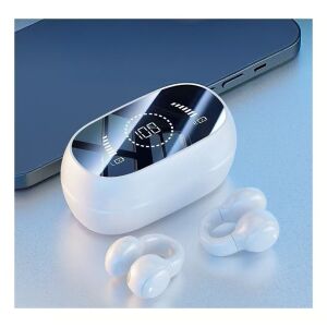 Vezeték nélküli Bluetooth 5.4 fejhallgató fehér töltőtokkal – 350 mAh-s akkumulátor, optimalizált akkumulátor-élettartam