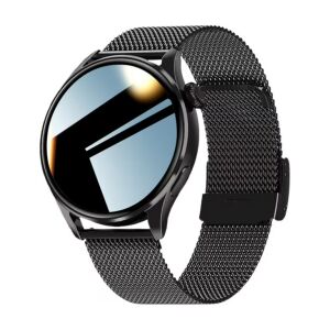 Inteligentné hodinky - multifunkčné inteligentné hodinky z čiernej ocele s funkciou Bluetooth, NFC, monitorovaním zdravia a vodotesným športovým náramkom 141211477 - Smart zariadenia