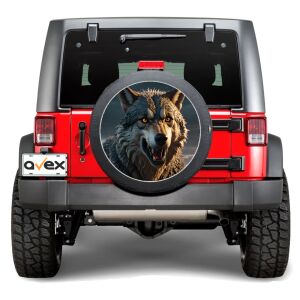 Samolepka na auto „Rezervné koleso“ odolná voči poveternostným vplyvom a UV žiareniu, priemer 55 cm, kód: AVX-RR03 141212054 - Nálepky na autá