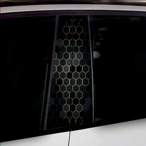 Set 2 stickere decorative pentru stalpii usilor, print autoadeziv de inalta rezolutie, dimensine 2 buc x 50 x 22 cm , cod: AVX-SSU-04 141212052 - Benzi decorative pentru mașini