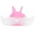 Felfújható úszómellény uszonyokkal, gyerekeknek, rózsaszín 141212071