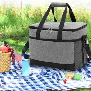 Geanta termoizolanta pentru picnic sau plaja, capacitate 16l, culoare Gri 141212111 - Coșuri de picnic