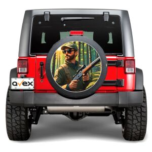 Samolepka na auto „Rezervné koleso“ odolná voči poveternostným vplyvom a UV žiareniu, priemer 55 cm, kód: AVX-RR20 141212270 - Nálepky na autá