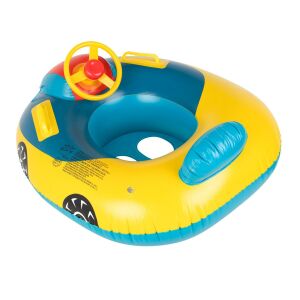 Aufblasbare Matratze (Rolle) für Kinder, Modell Auto mit Lenkrad und Hupe, Größe 80 x 65 cm 141212446 - Schwimmreifen