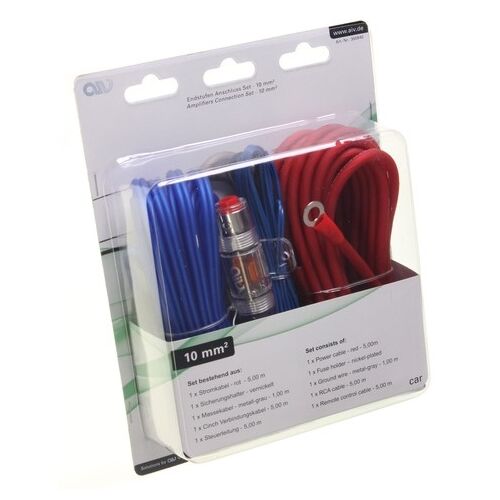 Kabelsatz für Autoverstärker-Installation, Stärke 10mm² 141212434