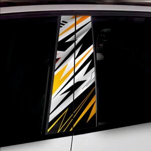 Set 2 stickere decorative pentru stalpii usilor, print autoadeziv de inalta rezolutie, dimensine 2 buc x 50 x 22 cm , cod: AVX-SSU-24 141212452 - Abțibilduri auto.