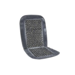 Huse auto cu bile de masaj din lemn si margine de plus gri CSM-01-Grey 141212507 - Huse pentru scaune auto